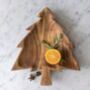 Acacia Christmas Tree Serving Board, thumbnail 1 of 3