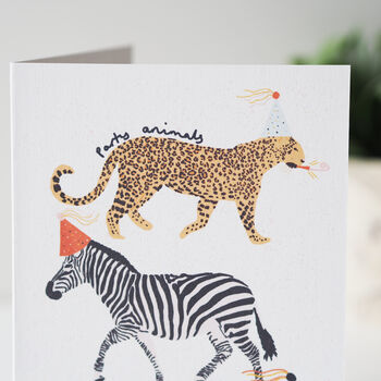 Party Animals Birthday Card, 2 of 3