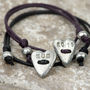 Personalised Pair Of Love Bracelets, thumbnail 1 of 5