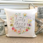 Nanny Personalised Floral Cushion, Any Relation, thumbnail 1 of 3