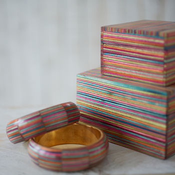 Dhari Fair Trade Mango Wood Small Trinket Box, 4 of 5