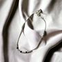 Pure Silver Black Bead Payal Anklet, thumbnail 3 of 3