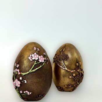 Solid Chocolate Cherry Blossom Easter Egg, 3 of 4