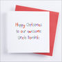 Personalised Relations Christmas Card, thumbnail 4 of 4