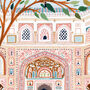 Amber Palace Jaipur, India Travel Art Print, thumbnail 6 of 7