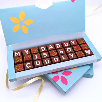Personalised Fathers Day Chocolates For Dads, 10 of 12