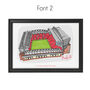 Personalised Anfield Print, Liverpool Fc, thumbnail 3 of 6
