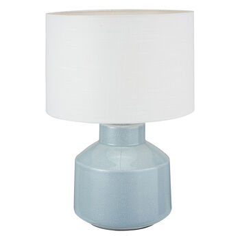 Zenith Crackle Glaze Ceramic Table Lamp, 2 of 6