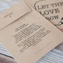 10 'Let The Love Grow' Seed Packet Favours, thumbnail 3 of 5