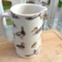 Medium Earthenware Jug In Ducks And Mallards Design, thumbnail 7 of 9