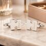 Personalised Jigsaw Piece Cufflinks, thumbnail 2 of 10