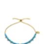 Brela Turquoise Blue Evil Eye Charm Bracelet, thumbnail 2 of 6