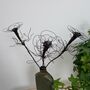 Three Handmade Wire Anemone Stems, thumbnail 1 of 11