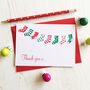 Christmas Stocking Thank You Cards, thumbnail 3 of 8