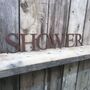 Personalised Bathroom Signs Choice Of Different Letters, thumbnail 3 of 7