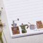 A5 Personalised Letter Writing Paper Coffee Design, thumbnail 2 of 5