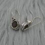 Smoky Quartz Earrings: Brown Gemstone Jewelry, thumbnail 5 of 6