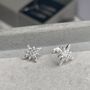 Sterling Silver North Star Studs, thumbnail 3 of 9