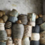 Grey And Natural Shaped Bamboo Storage Basket, thumbnail 5 of 5