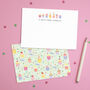 Personalised Cupcakes And Confetti Notecards, thumbnail 1 of 4