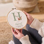 Personalised Woodland Animals Children's Initial Hoop, thumbnail 3 of 3