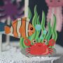 Personalised Cake Topper, Sea Creatures, thumbnail 6 of 9