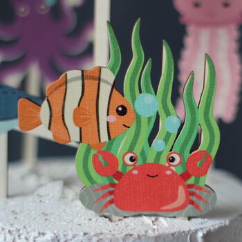Personalised Cake Topper, Sea Creatures, 6 of 9