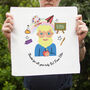 Thank You Teacher Personalised Handkerchief Pair Gift For Male Teacher, thumbnail 3 of 5
