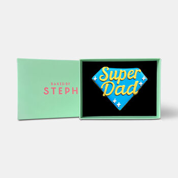 Super Dad Father's Day Letterbox Cookie, 3 of 9