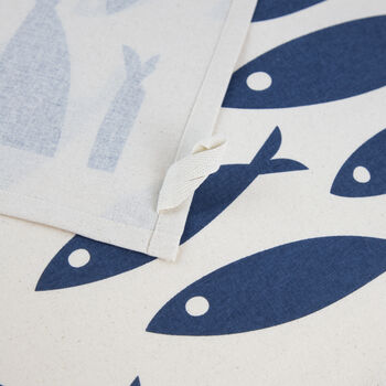 Organic Tea Towel | Fish, 2 of 3