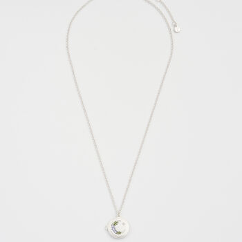 Silver Nightshade Moon Locket Necklace, 4 of 8