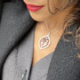 Garnet 925 Sterling Silver Statement Necklace, thumbnail 2 of 5