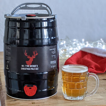 Personalised Christmas Craft Beer Keg, 5 of 5