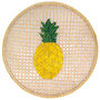 Pineapple Handwoven Placemat Set Of Four, thumbnail 2 of 5