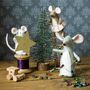 Corinne Lapierre Mouse Family Christmas Card, thumbnail 1 of 3