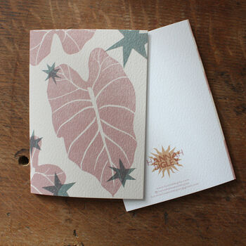 Elephant’s Ear And Stars Greetings Card, 4 of 4