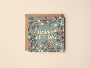 Bees And Flowers Birthday Card, 2 of 2