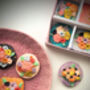 Box Of Nine Mini Flower Biscuits Gift Box, thumbnail 7 of 7