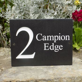 Personalised Cotswold Collection Slate Signs, 11 of 12