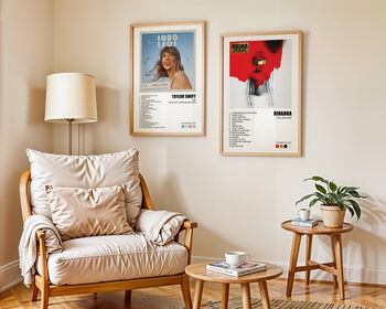 Set Of Three Personalised Album Posters, Choose Your Album, 11 of 11