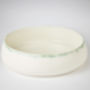 Ceramic Porcelain Copper Rim Large Shallow Bowl, thumbnail 2 of 2