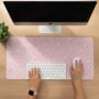 Soft Pink Floral Desk Mat, thumbnail 1 of 7