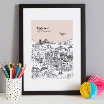 Personalised Vancouver Print, 4 of 10