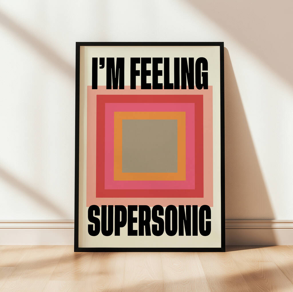 Supersonic Music Print, 1 of 4
