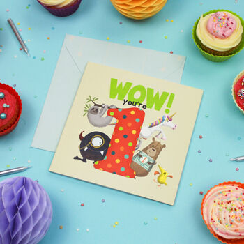 Wow You're One! A Birthday Book You Can Send As A Card, 9 of 12