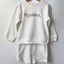 Personalised Name Embroidered Short Tracksuit, thumbnail 5 of 10