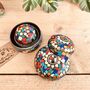Mult Colour Mosaic Trinket Boxes | Set Of Three Or Single Box, thumbnail 2 of 5