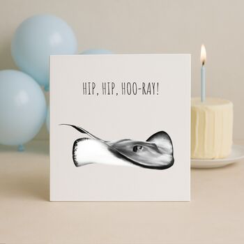 Hip Hip Hoo Ray Stingray Card, 4 of 7