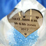 Personalised First Christmas As Mr And Mrs Bauble, thumbnail 4 of 6