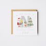 Personalised Grandson Initial Christmas Card *Fully Personalised, thumbnail 1 of 4